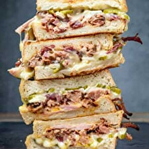 Grilled Ham and Brie Sandwich