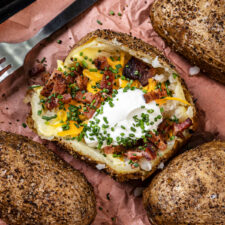 Smoked Baked Potatoes