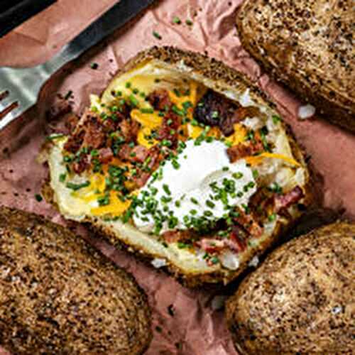 Smoked Baked Potatoes