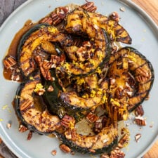 Grilled Acorn Squash with Maple Butter