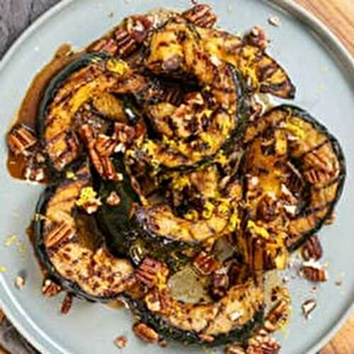 Grilled Acorn Squash with Maple Butter