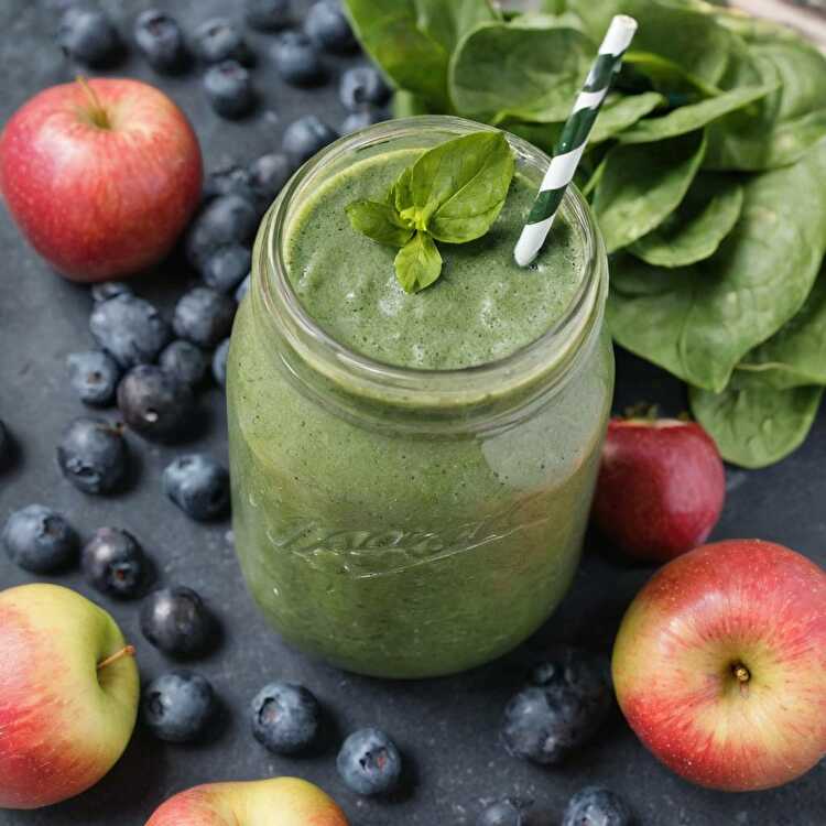 Apple & Blueberry Smoothie