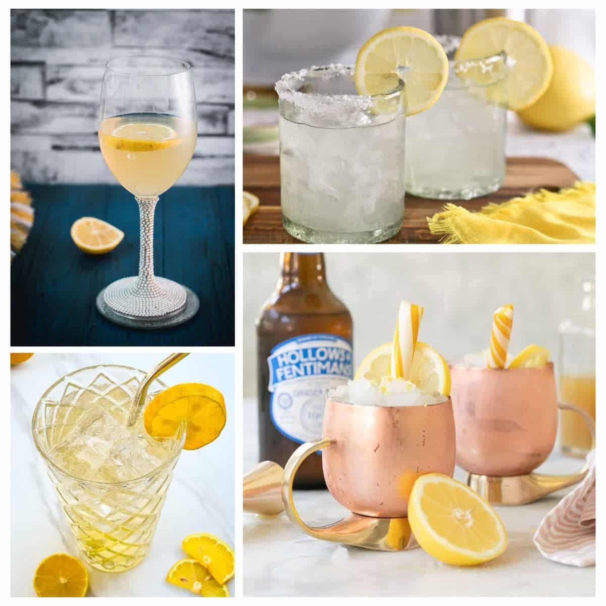 June is National Lemon Month - 24 Drinks with Lemon