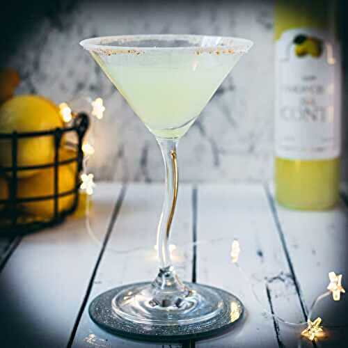 Refreshing Limoncello Vodka Martini