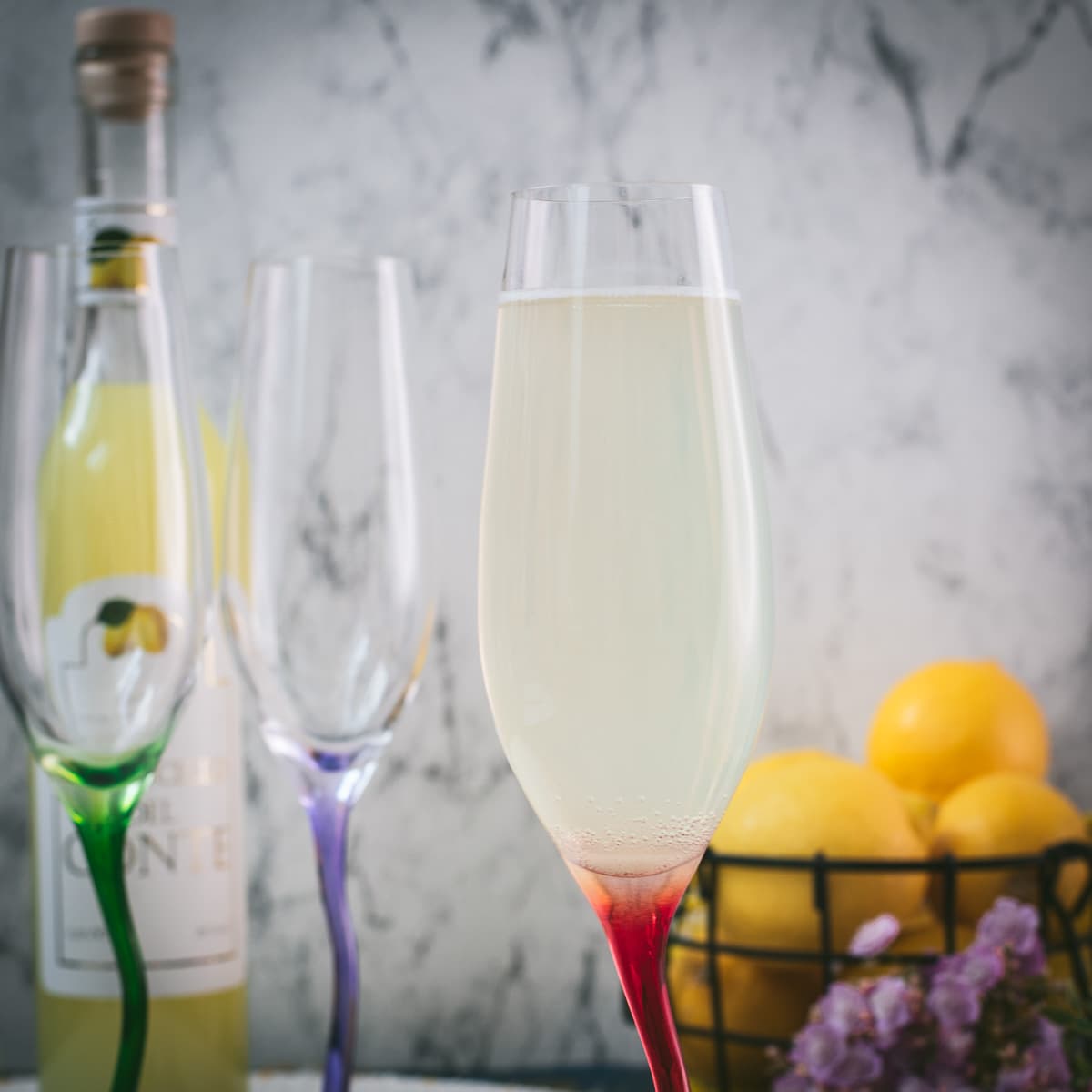 Sparkling Limoncello Cocktail