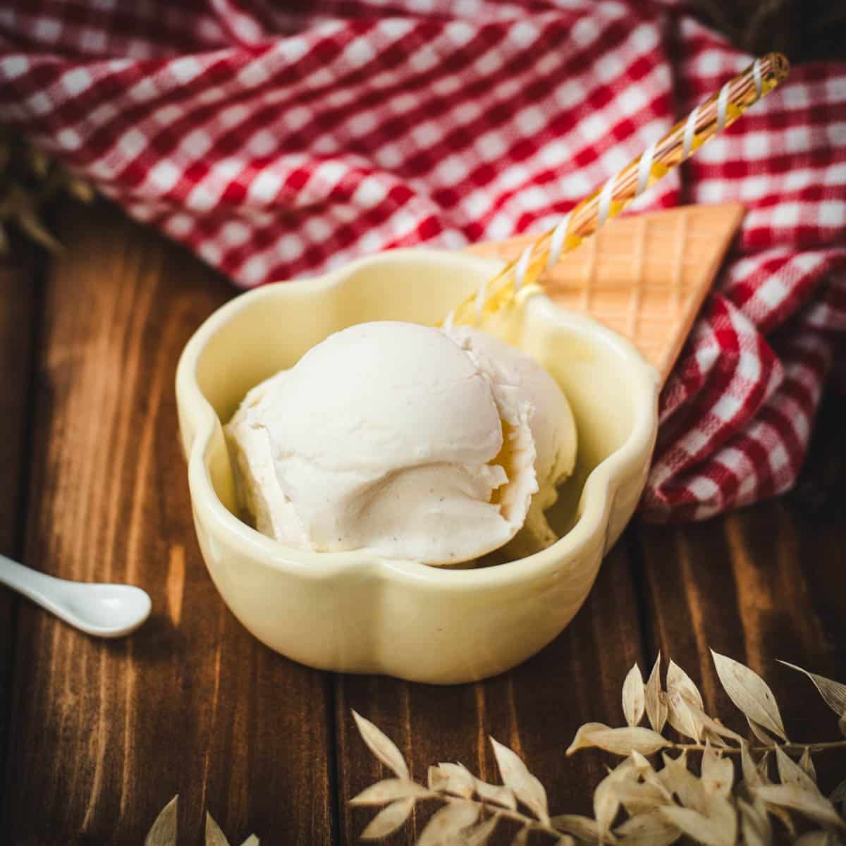 Quick Sour Cream Ice Cream