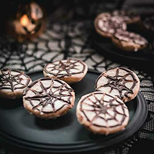 Halloween Spiderweb Cookies