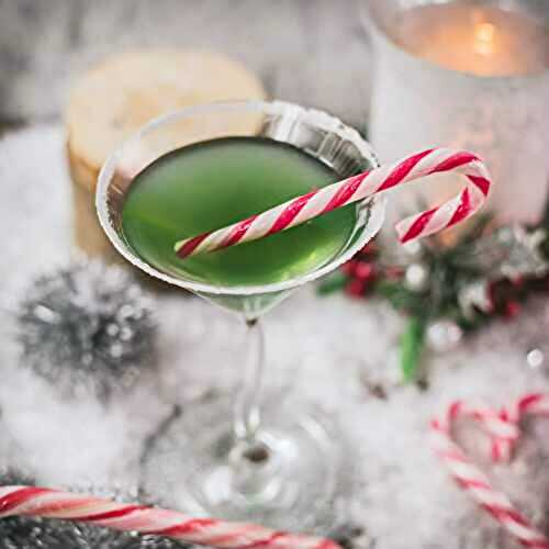 Festive Cranberry Peppermint Martini