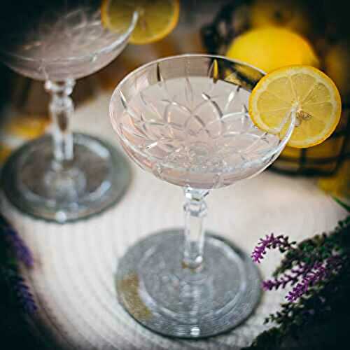 Lavender Gin Prosecco Cocktail