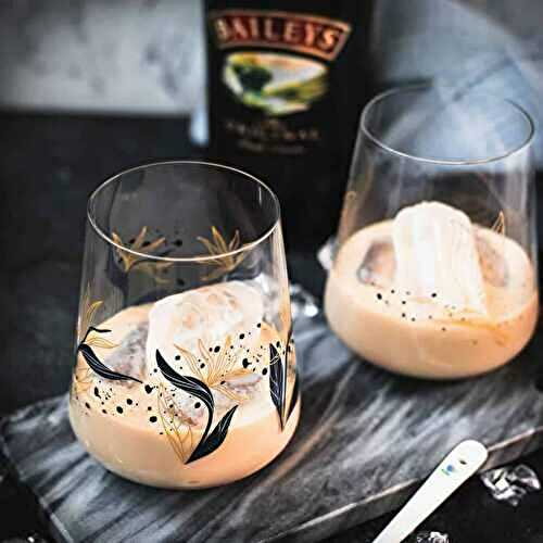 Bailey's Irish cream on the rocks