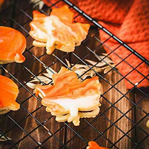 Marbled Raspberry Jam Sandwich Cookies for Fall