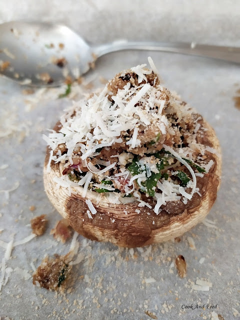 Μανιτάρια Γεμιστά / Stuffed Mushrooms