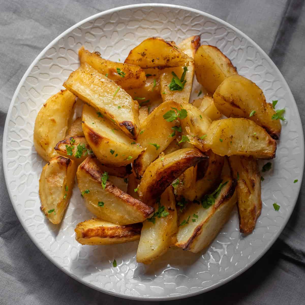 Authentic Greek Lemon Roasted Potatoes