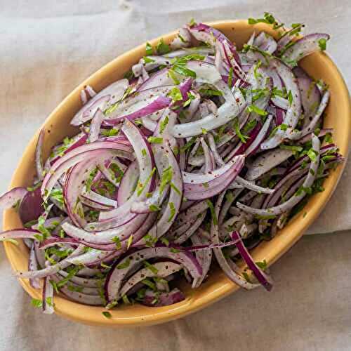 Sumac Onions - Turkish Red Onion Salad