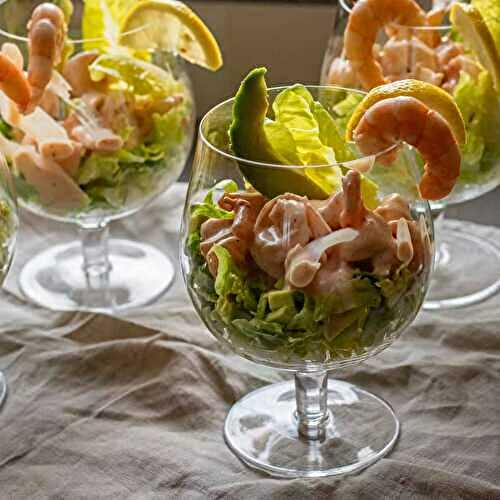 Classic Prawn Cocktail with Avocado