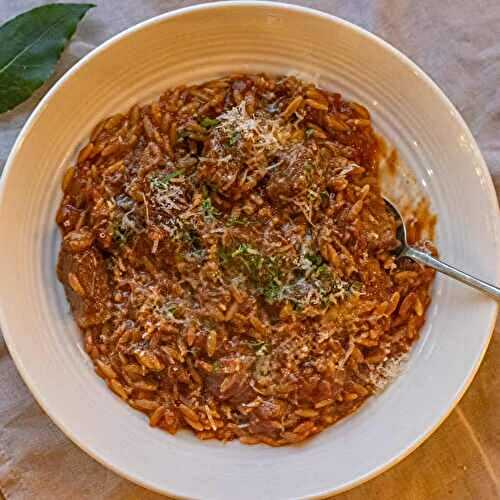 Youvetsi - Greek Beef and Orzo Stew