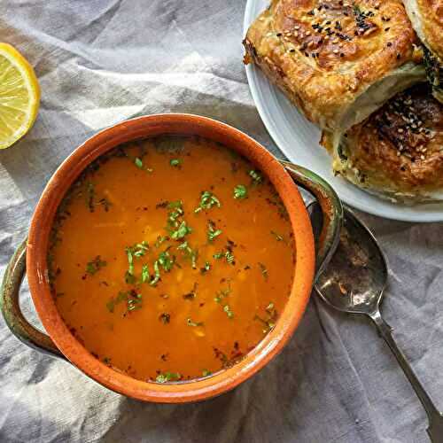 Arpa Şehriye Çorbası - Turkish Orzo Soup