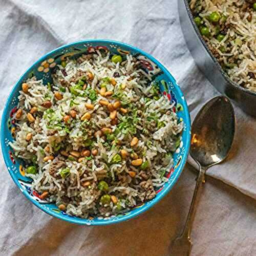 Hashweh - Lebanese Ground Beef and Rice