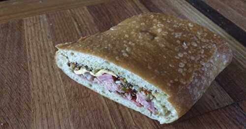 Muffuletta Sandwich -- perfect for picnics