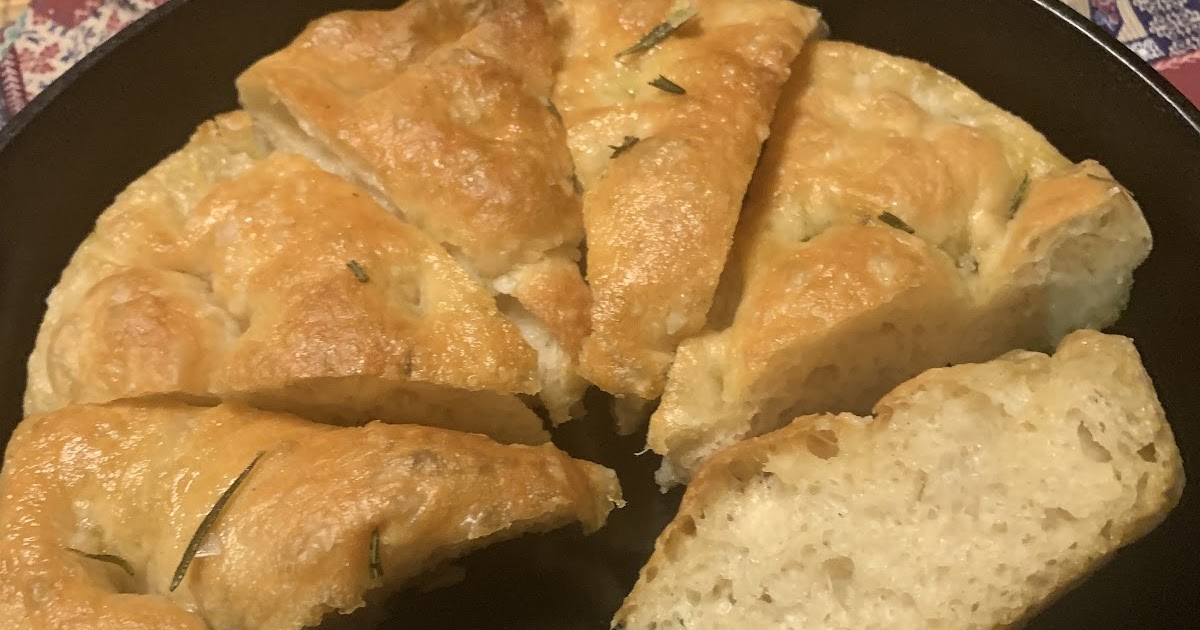 Easy, Overnight Focaccia