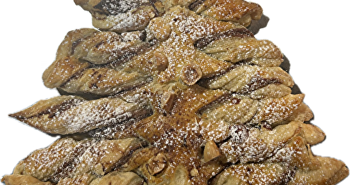 Nutella Puff Pastry Christmas Tree