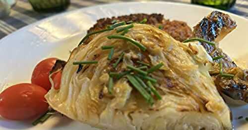 Creamed Cabbage Wedges