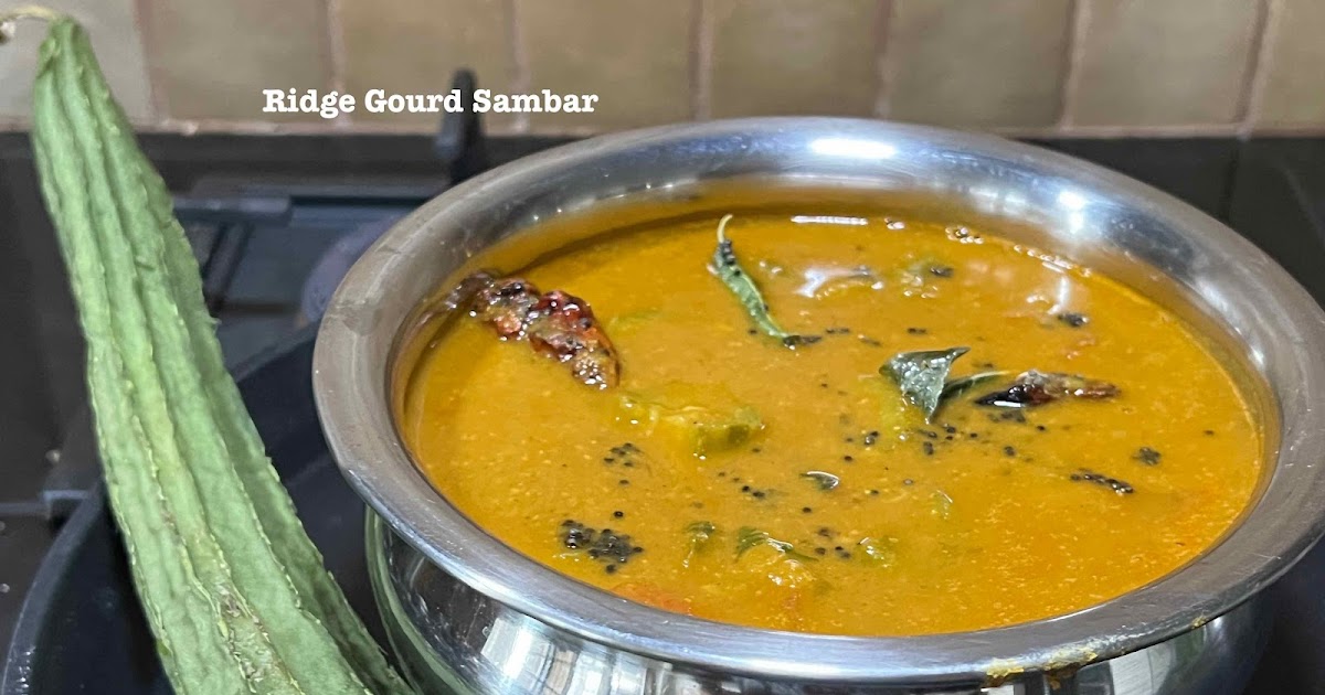 RIDGE GOURD SAMBAR