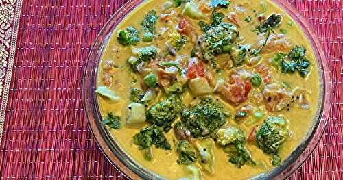 BROCCOLI & GREEN PEAS KURMA