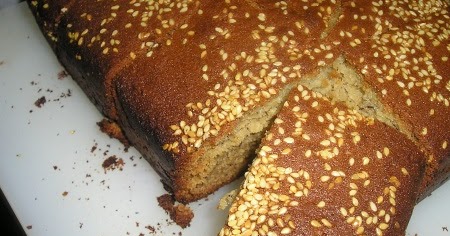 Tahini-Banana Snack Cake