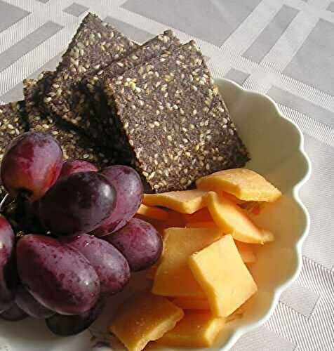 Crispy Flaxseed Crackers