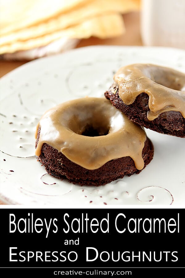 Baileys Salted Caramel Espresso Doughnuts