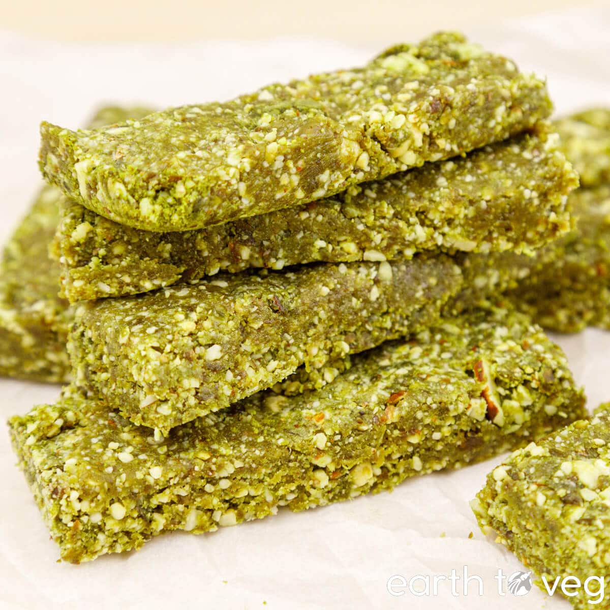 Matcha Date Bars