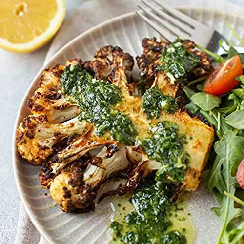 Air Fryer Cauliflower Steaks