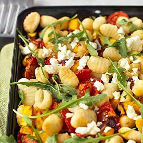 Sheet Pan Gnocchi with Pumpkin and Feta