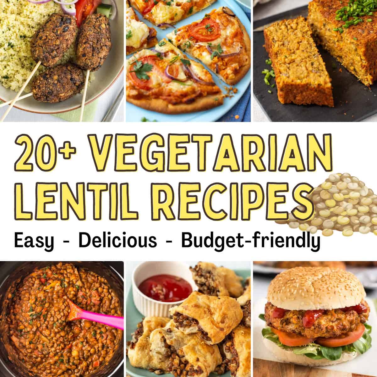 Vegetarian Lentil Recipes (Easy + Delicious!)