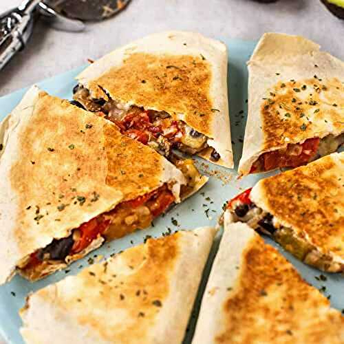 Roasted Vegetable Quesadillas