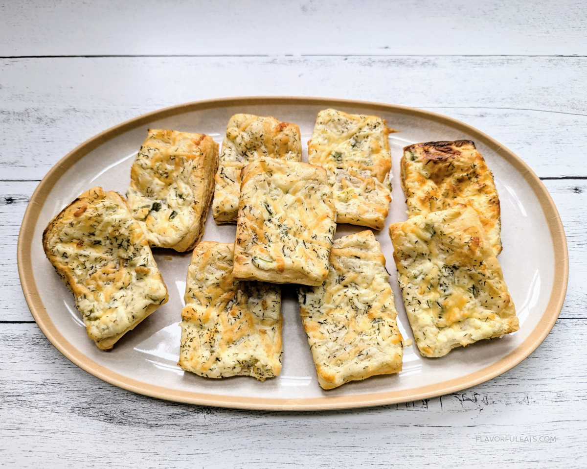 Dill Pickle Puff Pastry Appetizers