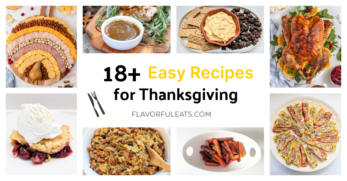 18+ Easy Recipes for Thanksgiving