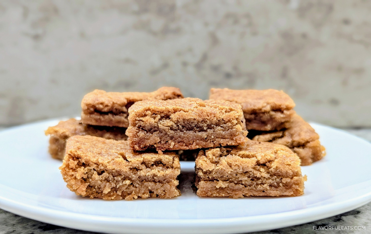 Slow Cooker Peanut Butter Cookie Bars