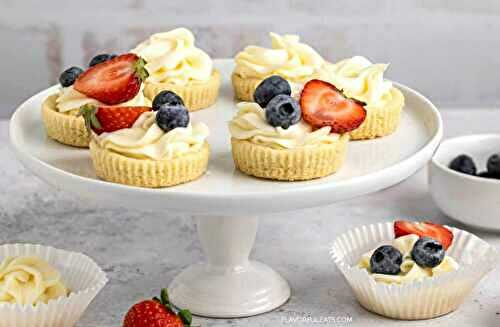Mini Cheesecake Sugar Cookie Cups