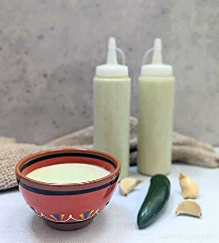 Creamy Serrano Garlic Sauce