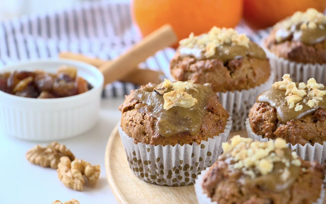 Sweet Tahini Cupcakes