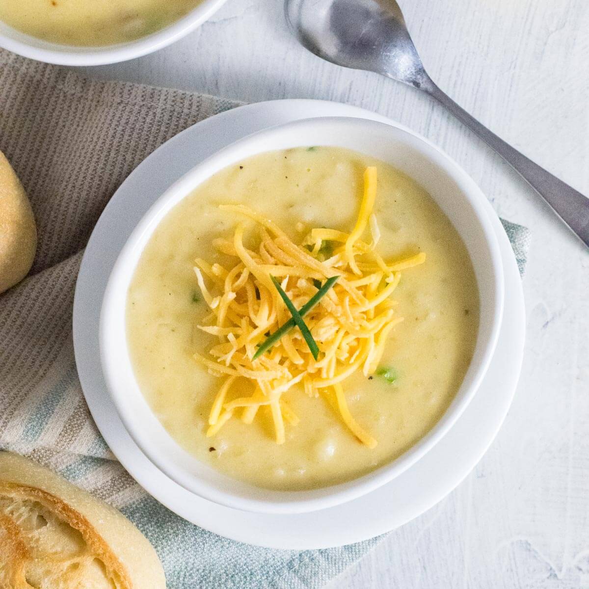 Potato Soup with Hash Browns