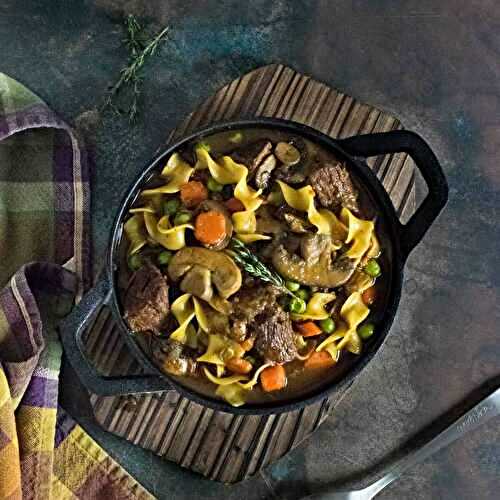 Beef Stew with Noodles