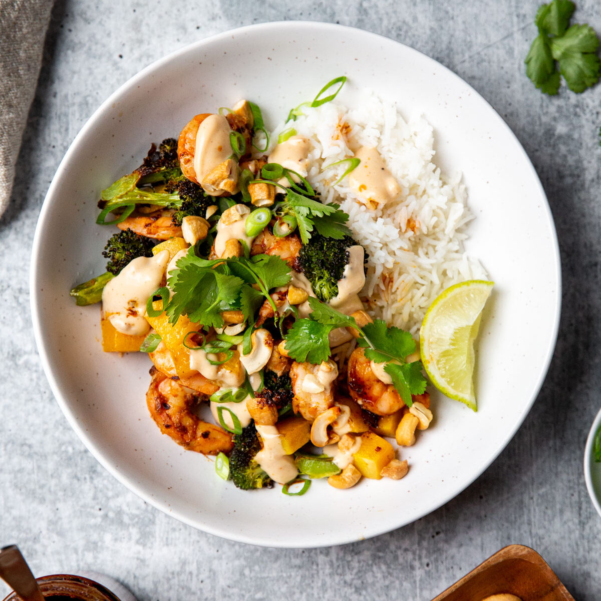 Easy Chili Crisp Shrimp Bowls (with Roasted Veggies)