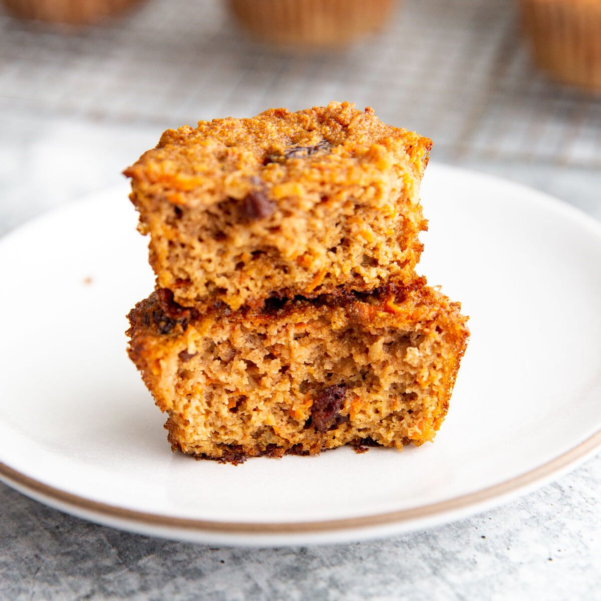 Healthy Carrot Raisin "Sunshine" Muffins Recipe