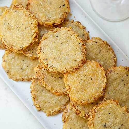 Simple & Crispy Cheese Wafers Recipe