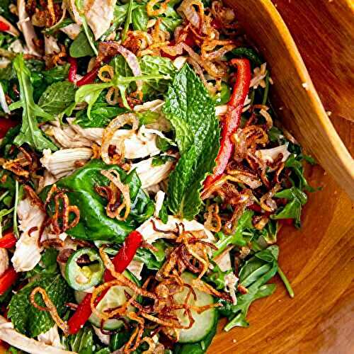 Vietnamese-Inspired Chicken Herb Salad