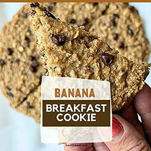 Healthy Banana Breakfast Cookie