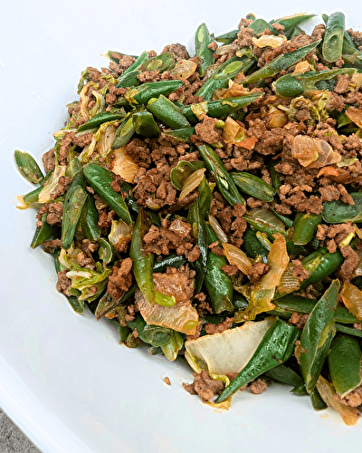 Flavorful Green Beans and Ground Beef